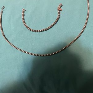 Navajo Pearls , Old Pawn , Sterling , 15inch